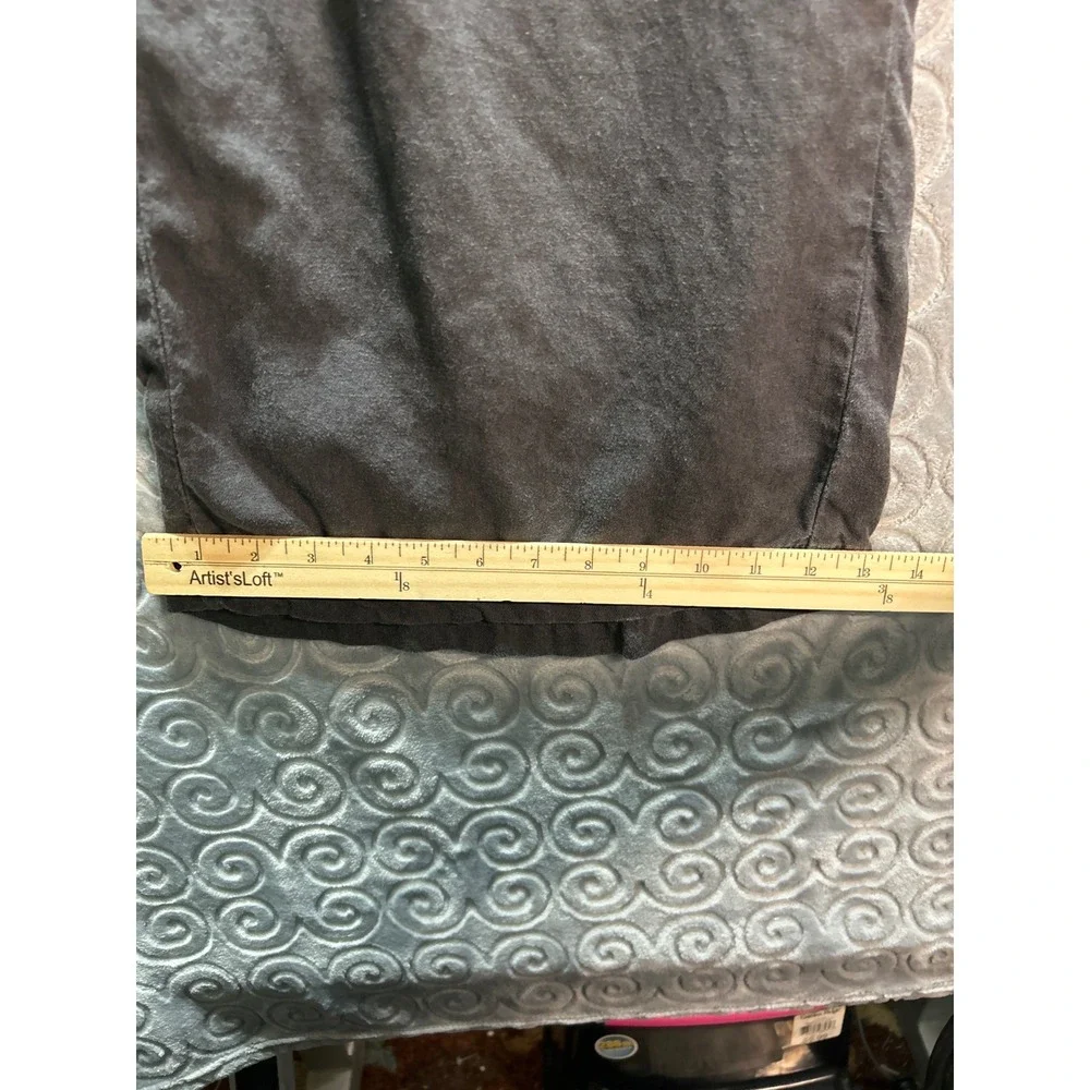 American Eagle Womens Gray Linen Blend Wide Leg‎ Casual Pants Size 8 - Picture 6 of 7